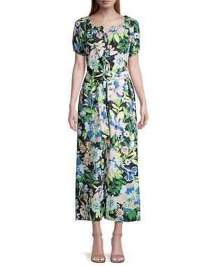Kate Spade Floral Belted Midi Dress